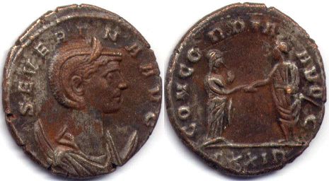 монета Рим Северина антониниан