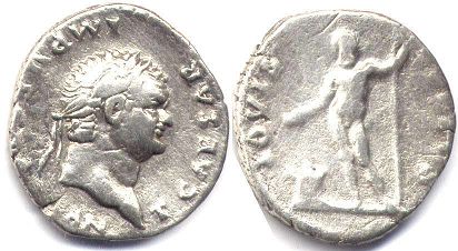 монета Рим Тит денарий