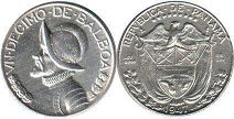 монета Панама 1/10 бальбоа 1947