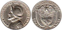 монета Панама 1/10 бальбоа 1968