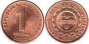 монета Филиппины 1 сентимо 2002