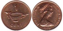 монета Соломоновы Oстрова 1 цент 1979