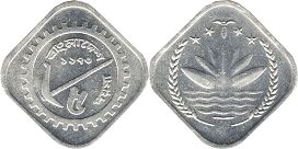 монета Бангладеш 5 пойша 1973
