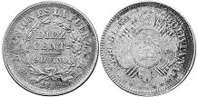 Bolivia 10 centavos 1899