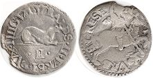монета Урбино Армеллино (1/2 карлино) без даты (1538-1574)