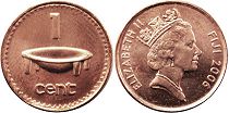 монета Фиджи 1 цент 2006