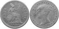 монета Великобритания 4 пенса 1838