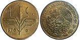 монета Мексика 1 сентаво 1970
