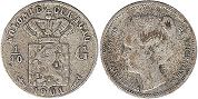 монета Кюрасао 1/10 гульдена 1901