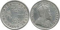 монета Гонконг 10 центов 1903