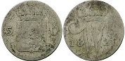 монета Нидерланды 5 центов 1826