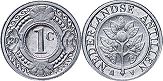 монета Нидерландские Антиллы 1 цент 2014