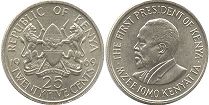 монета Кения 25 центов 1969