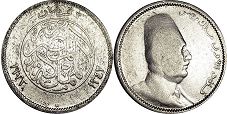 монета Египет 2 пиастра 1923