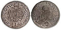 монета Австрия 1 крейцер без даты (1711-1740)