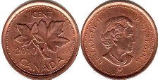 монета Канада 1 цент 2010