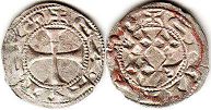 монета Кагор денье без даты (XII-XIII в.)
