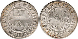 монета Австрия 2 крейцера 1515