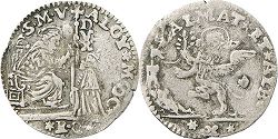 монета Венецианская Албания 10 сольди