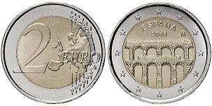 монета Испания 2 евро 2016