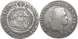 Polska 4 grosze 1767