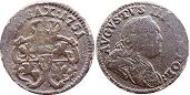 монета Польша солид (шеляг, шиллинг) 1751