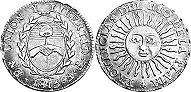 монета Аргентина 1/2 реала 1815