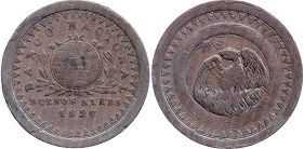 монета Аргентина Буэнос-Айрес 10 децимо 1827