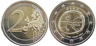 монета Ирландия 2 евро 2009