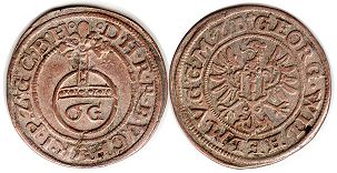 монета Бранденбург-Пруссия 6 грошенов без даты (1622-23)