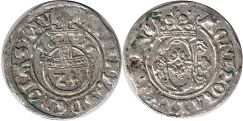монета Айнбек 1/24 талера 1616