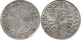 монета Хамельн 1 мариенгрошен 1547