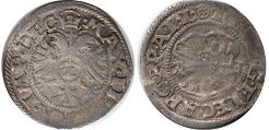 монета Пфальц-Цвайбрюкен 2 крейцера 1573