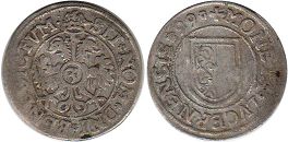 монета Люцерн грошен 1599