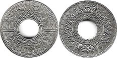 монета Таиланд 10 сатанг 1941