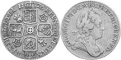 монета Великобритания 6 пенсов 1726