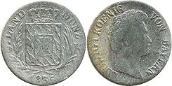 монета Бавария 6 крейцеров 1835