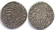 монета Венгрия денар без даты (1458-1490)