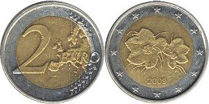 монета Финляндия 2 евро 2009