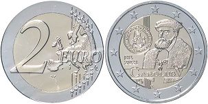 монета Бельгия 2 евро 2021