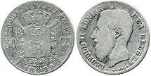 монета Бельгия 50 сантимов 1899