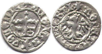 монета Польша полугрош 1492-1501