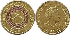монета Австралия 2 доллара 2020