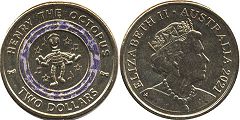 монета Австралия 2 доллара 2021