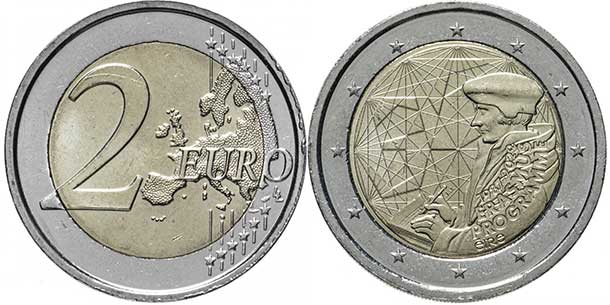 монета Ireland 2 евро 2022