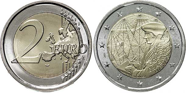 монета Португалия 2 евро 2022