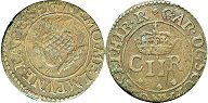 монета Шотландия 2 пенса 1632-1639