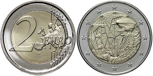 монета Словакия 2 евро 2022
