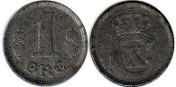 монета Ждания 1 эре 1918