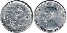 монета Тайвань 1 цзяо 1955